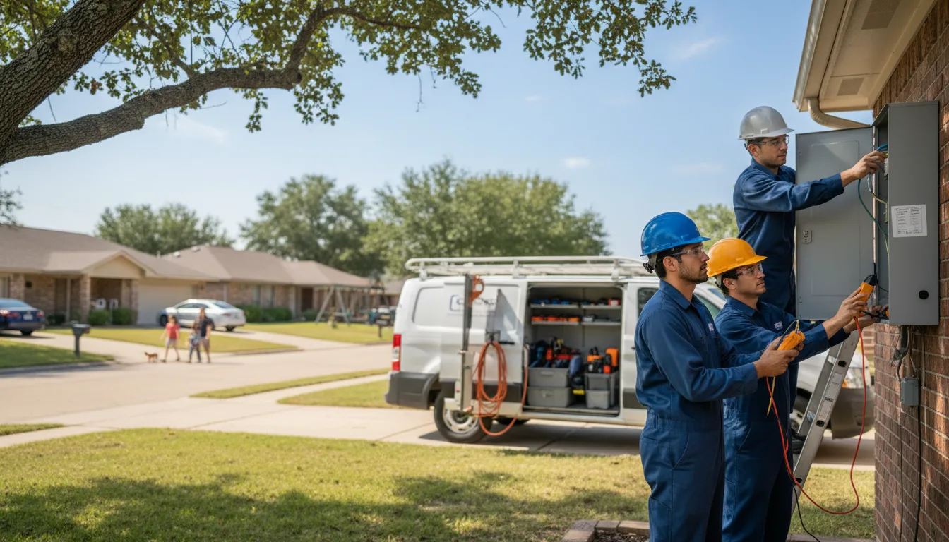 Certified electrician providing emergency electrical services in North Star, OH